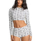 Billabong Ladies Wave Watcher Cropped Rashgaurd