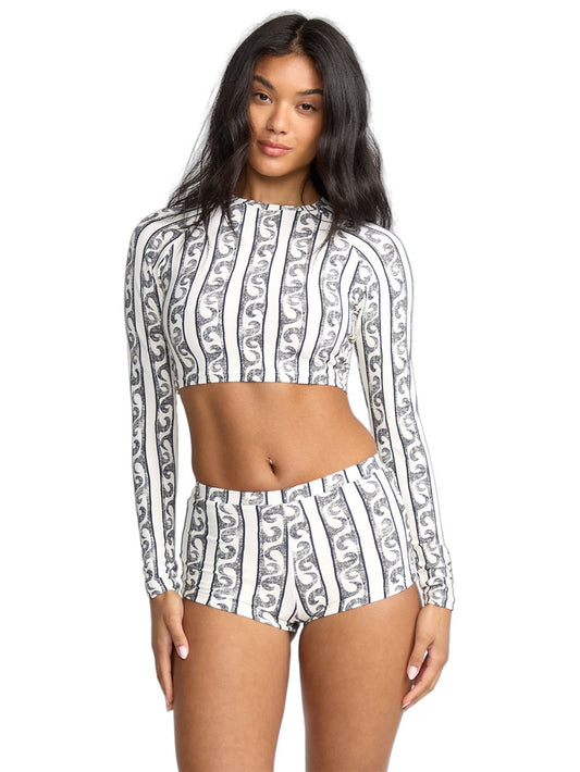 Billabong Ladies Wave Watcher Cropped Rashgaurd