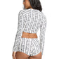 Billabong Ladies Wave Watcher Cropped Rashgaurd