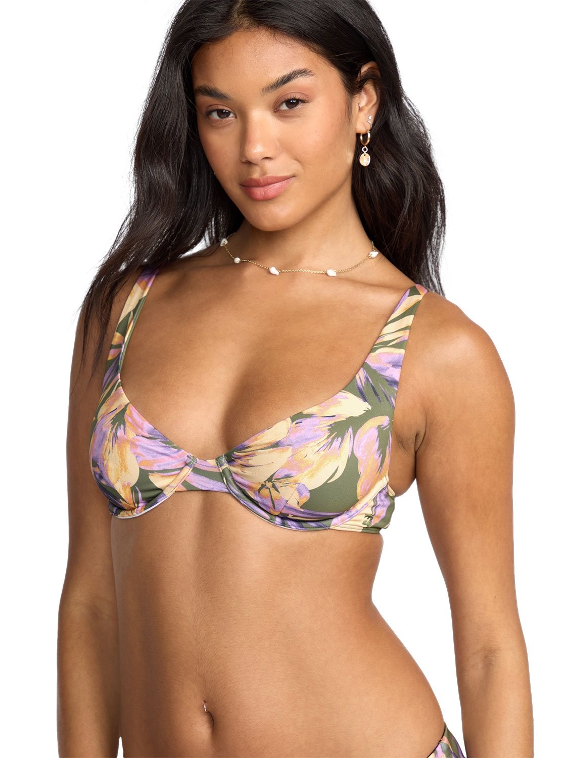 Billabong Ladies Drifting Coast Ruby Bikini Top