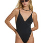 Billabong Ladies Sol Searcher Deep V One-Piece Swimsuit
