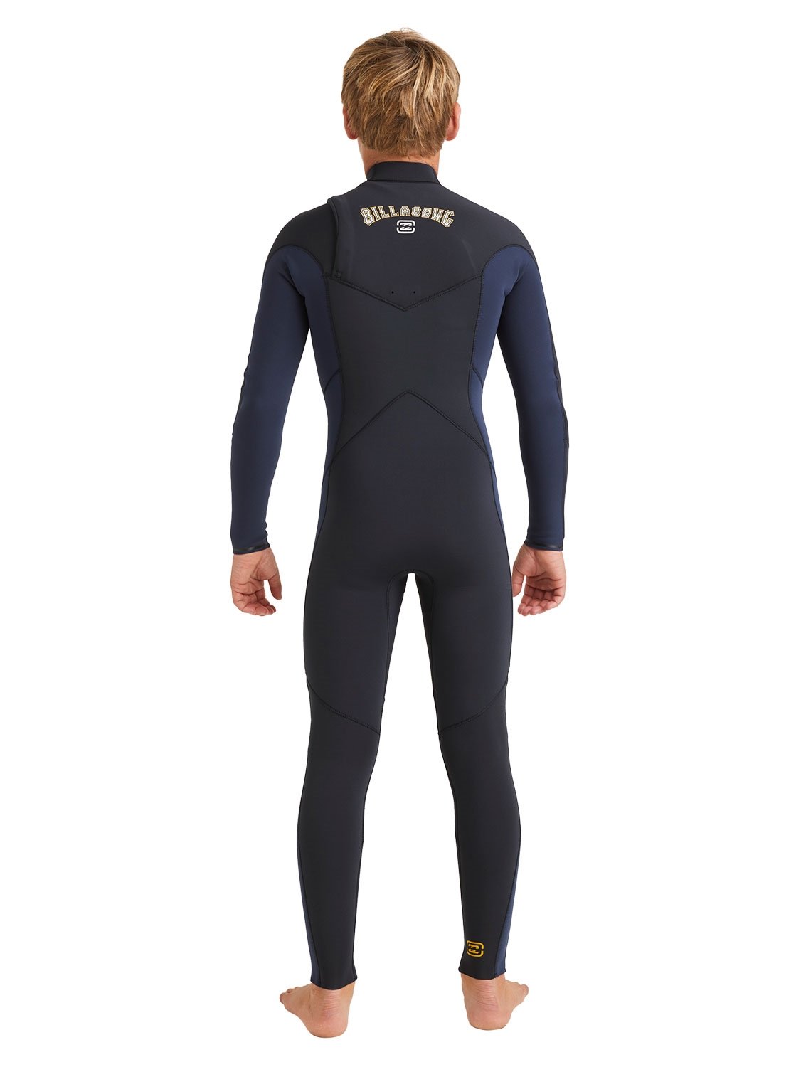 Billabong Boys 403 Absolute Natural Chest Zip Wetsuit