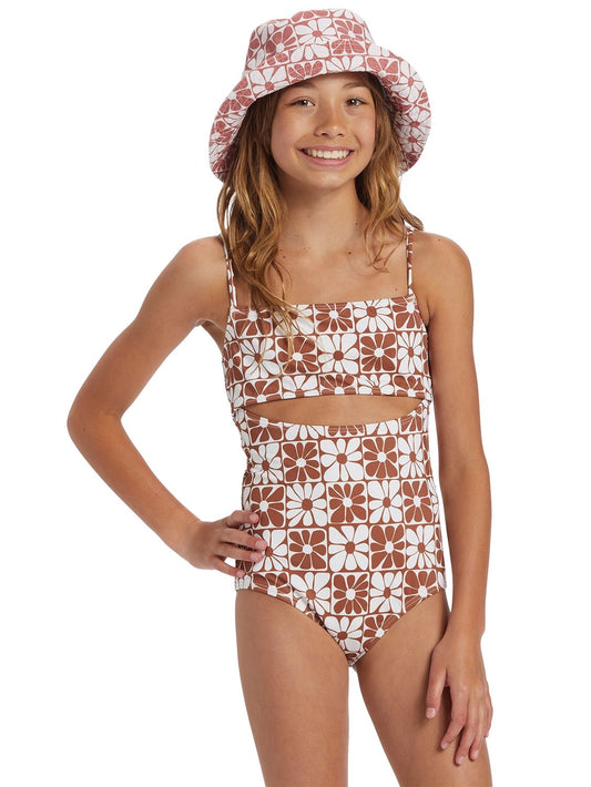 Billabong Girls A Flower For You One-Piece Swimwear