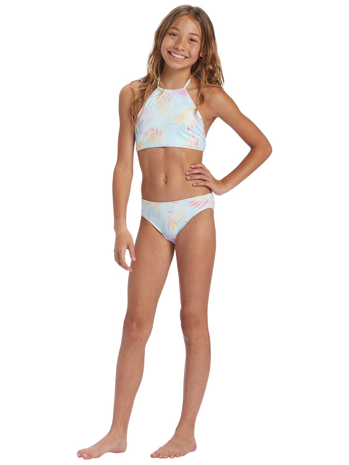 Billabong Girls Sweet Tropic High Neck Swim Set