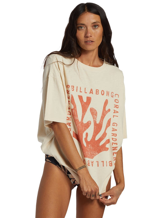 Billabong Ladies True Coral Gardener T-Shirt