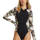 Billabong Ladies Lost Cove Zip Front Bodysuit