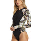 Billabong Ladies Lost Cove Zip Front Bodysuit