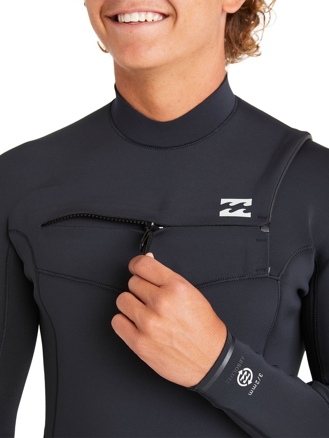 Billabong Men's 403 Absolute Natural Chest Zip Wetsuit