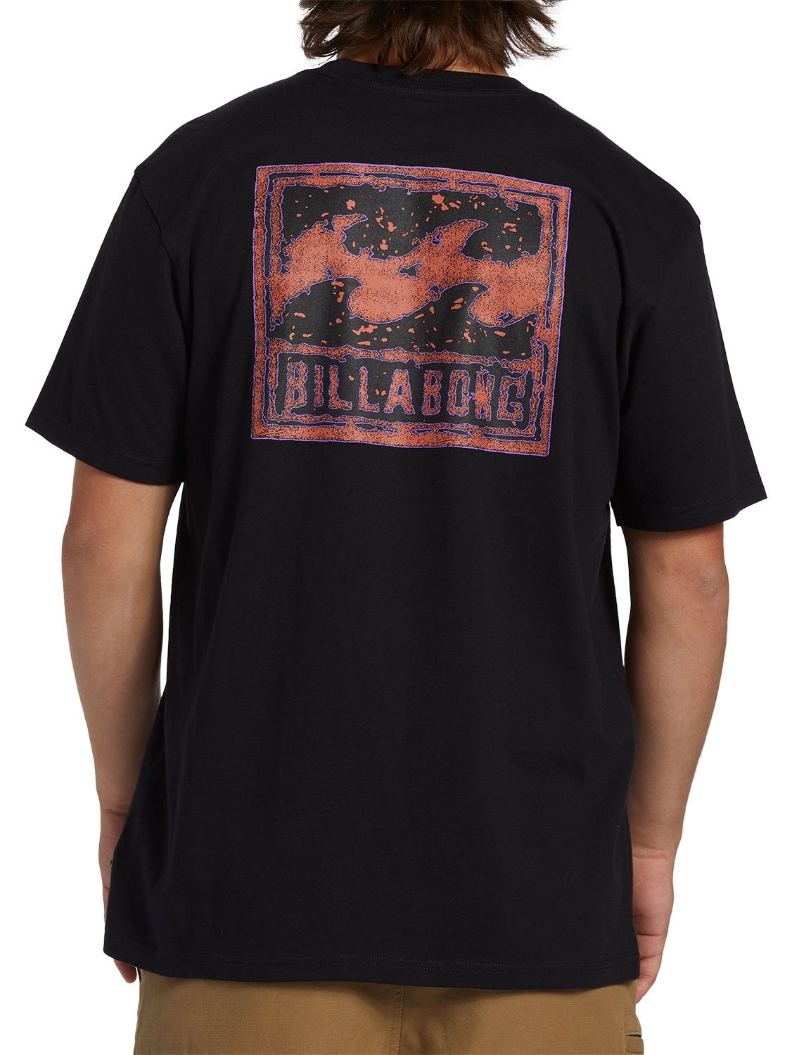 Billlabong Men's Crayon Waves T-Shirt Black