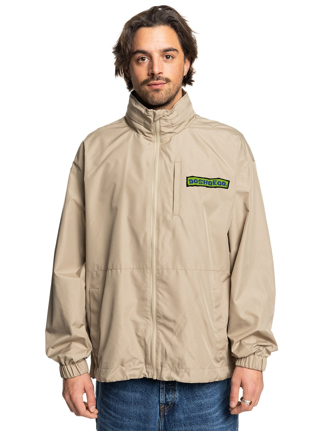 DC Men's Vantage Mock Water-Resistant Windbreaker