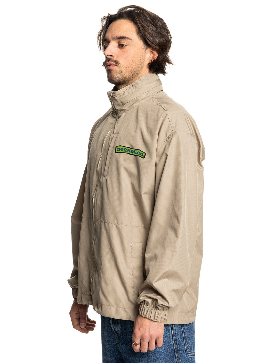 DC Men's Vantage Mock Water-Resistant Windbreaker