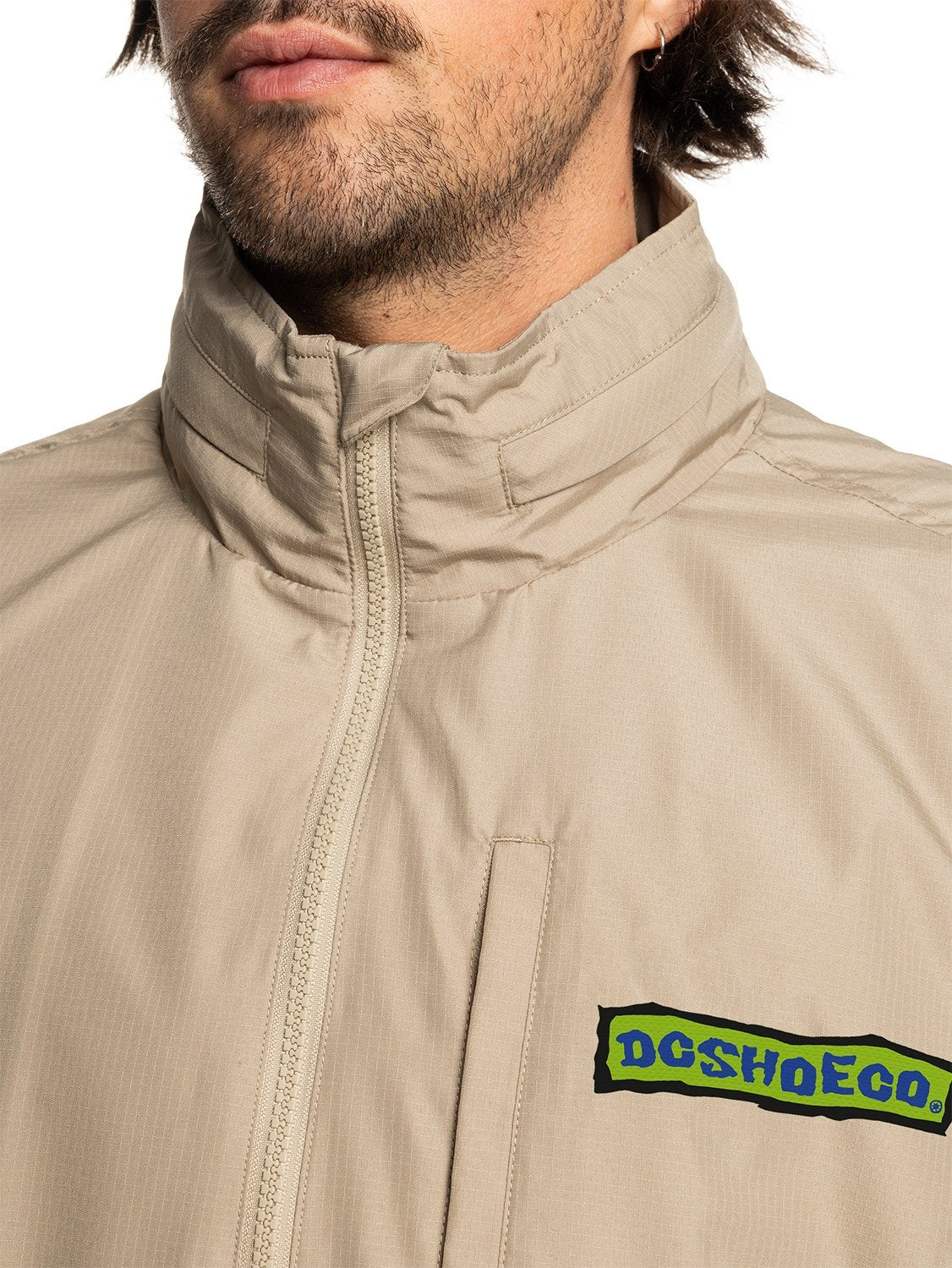 DC Men's Vantage Mock Water-Resistant Windbreaker