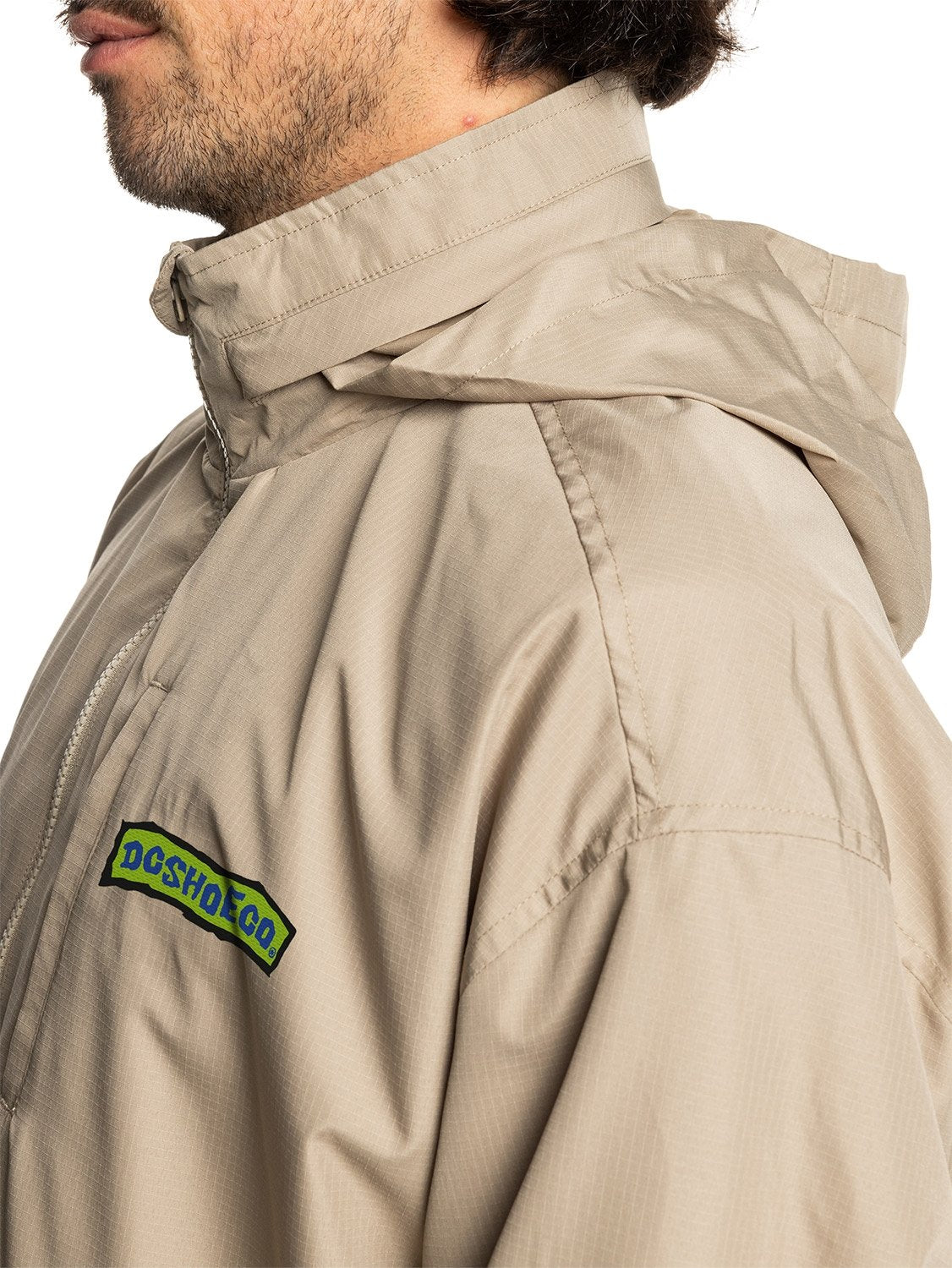 DC Men's Vantage Mock Water-Resistant Windbreaker