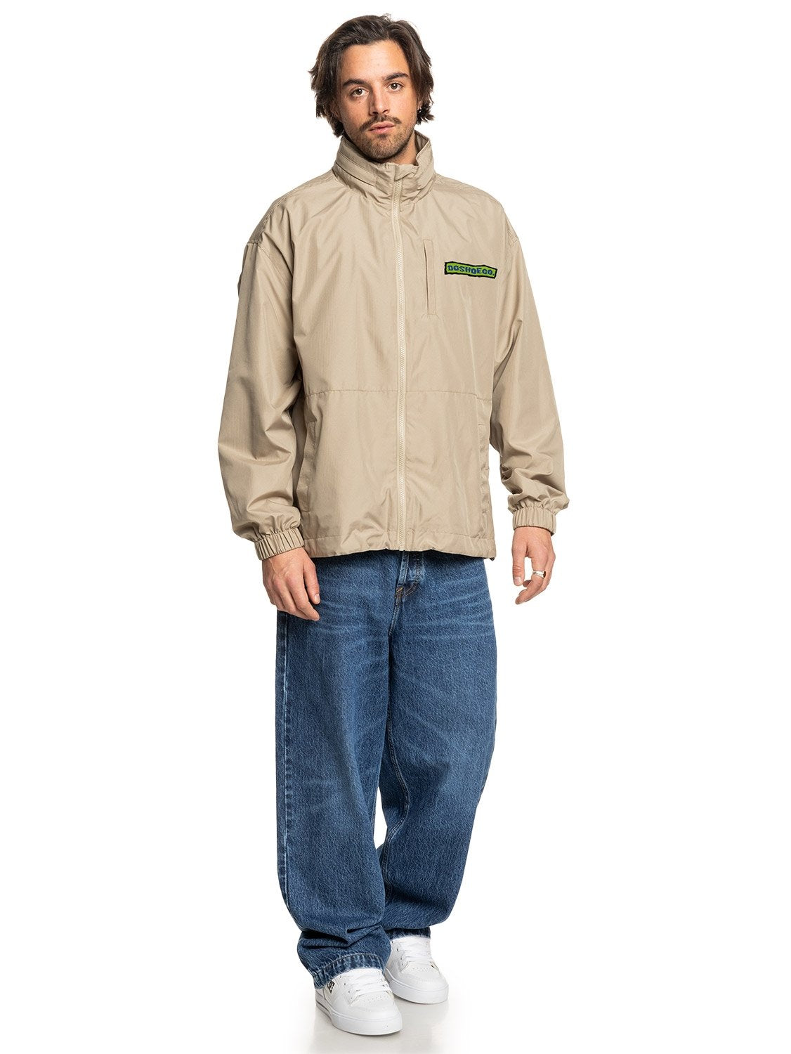 DC Men's Vantage Mock Water-Resistant Windbreaker