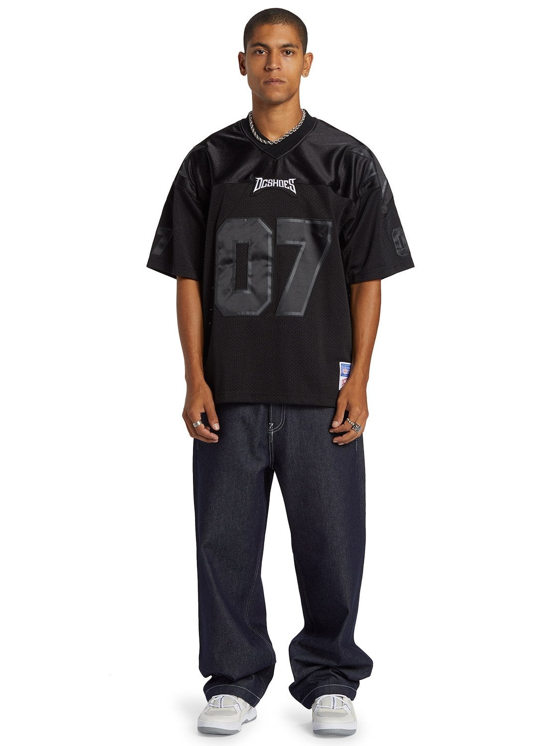 DC Men's Blackout Football Jersey