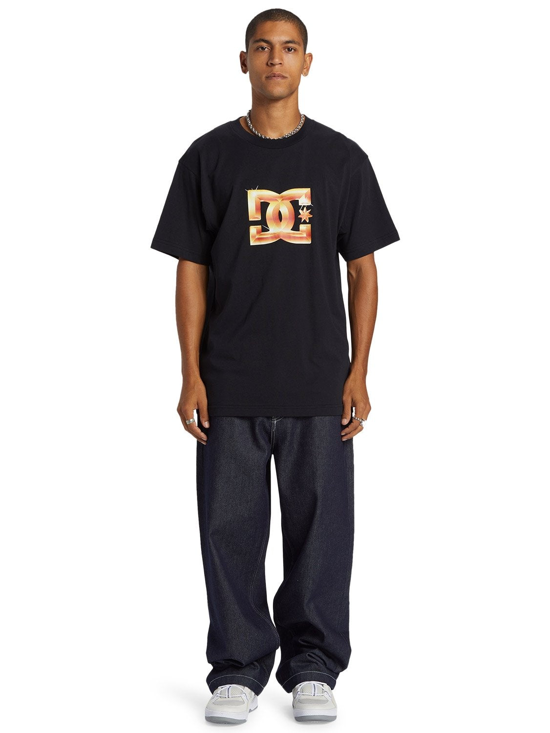 DC Men's Star Chrome Bevel T-Shirt