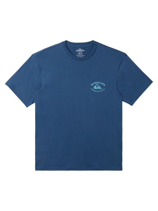 Quiksilver Men's Blue Print T-Shirt