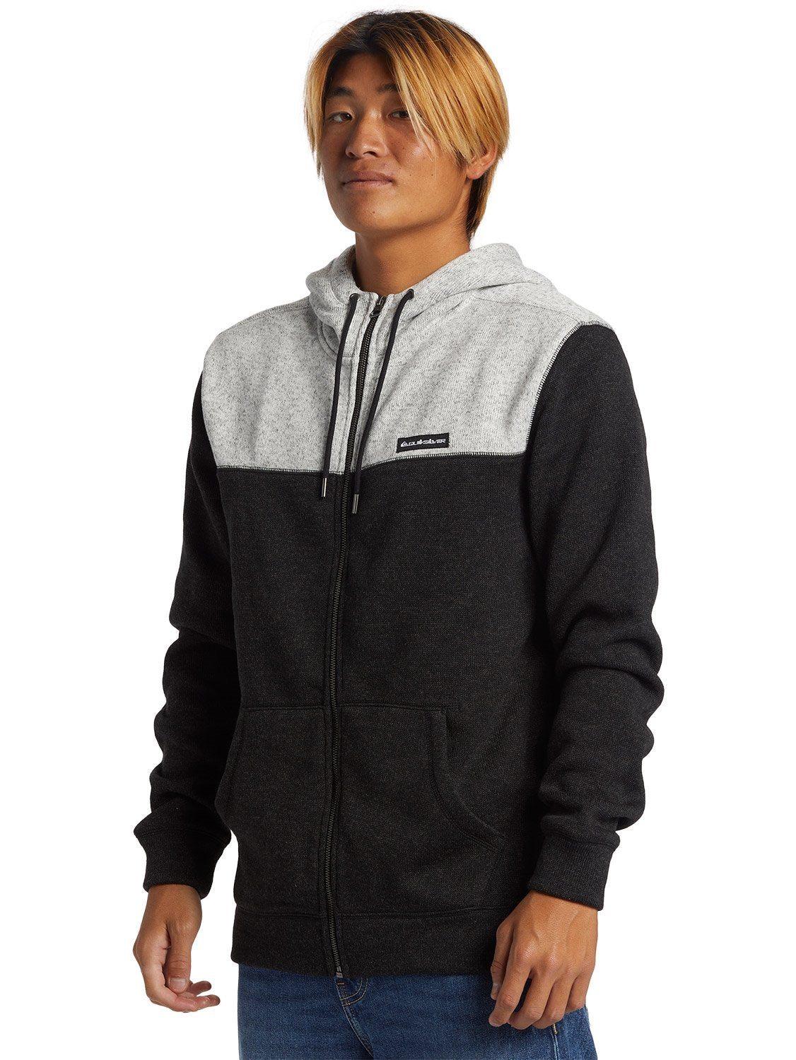 Quiksilver Men's Keller Block Zip-Thru Hoodie