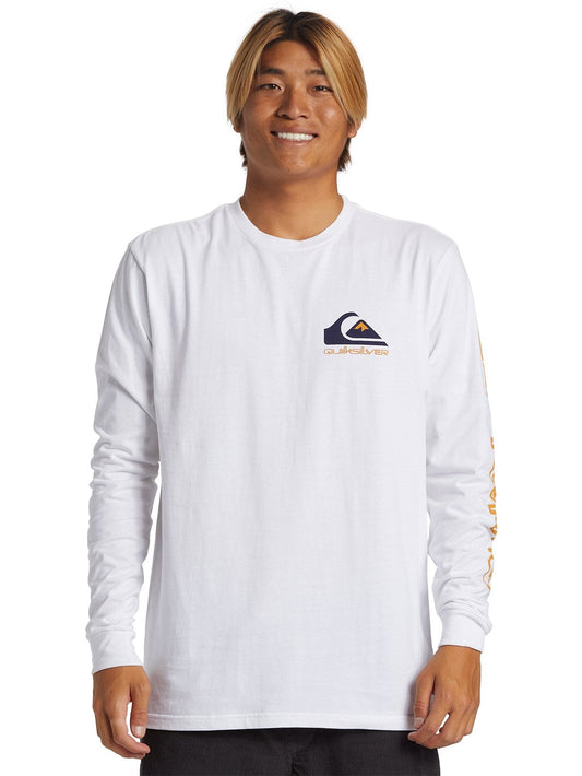 Quiksilver Mens Comp Logo Long Sleeve T-Shirt