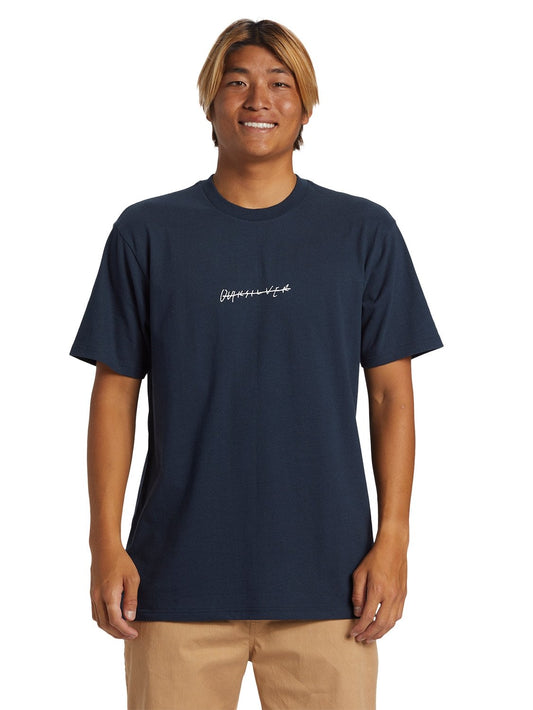 Quiksilver Men's Rushed Logo DNA T-Shirt