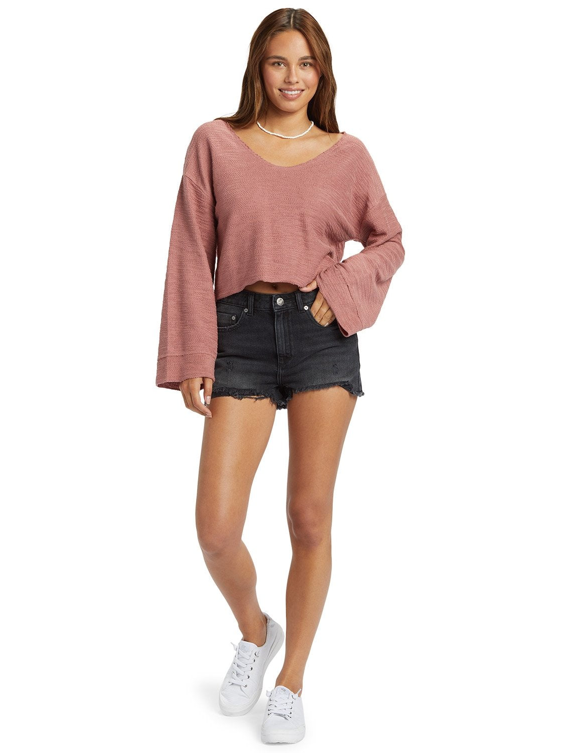 Roxy Ladies Made For You V-Neck Pullover