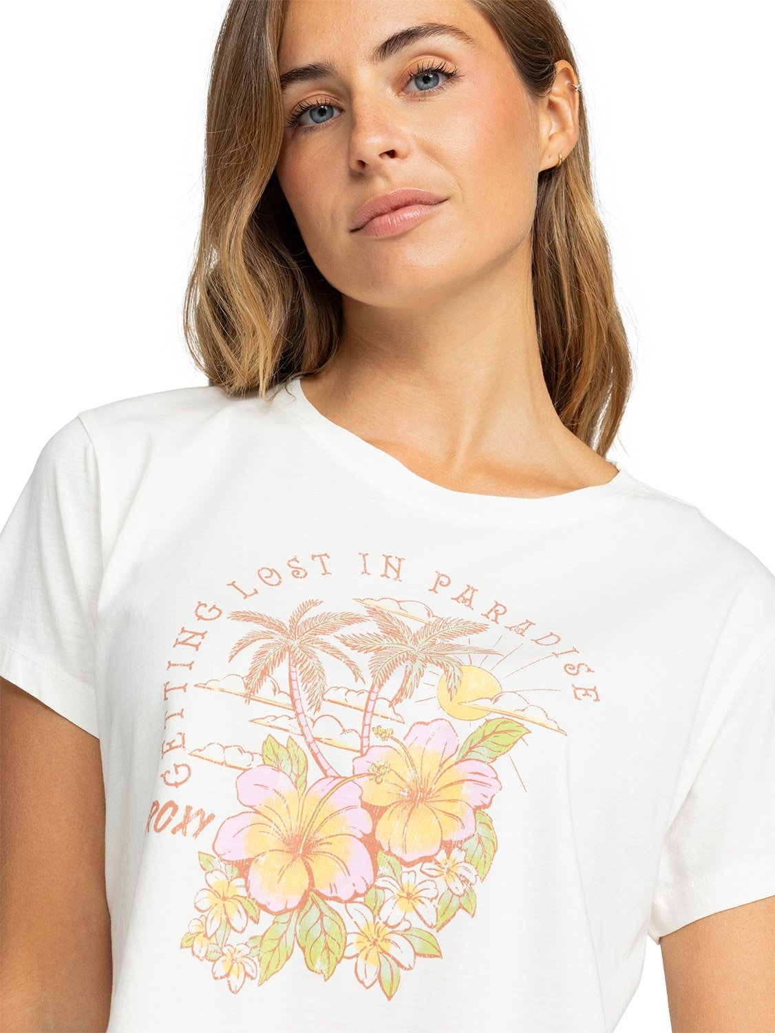 Roxy Ladies Hibiscus Paradise Tank T-Shirt