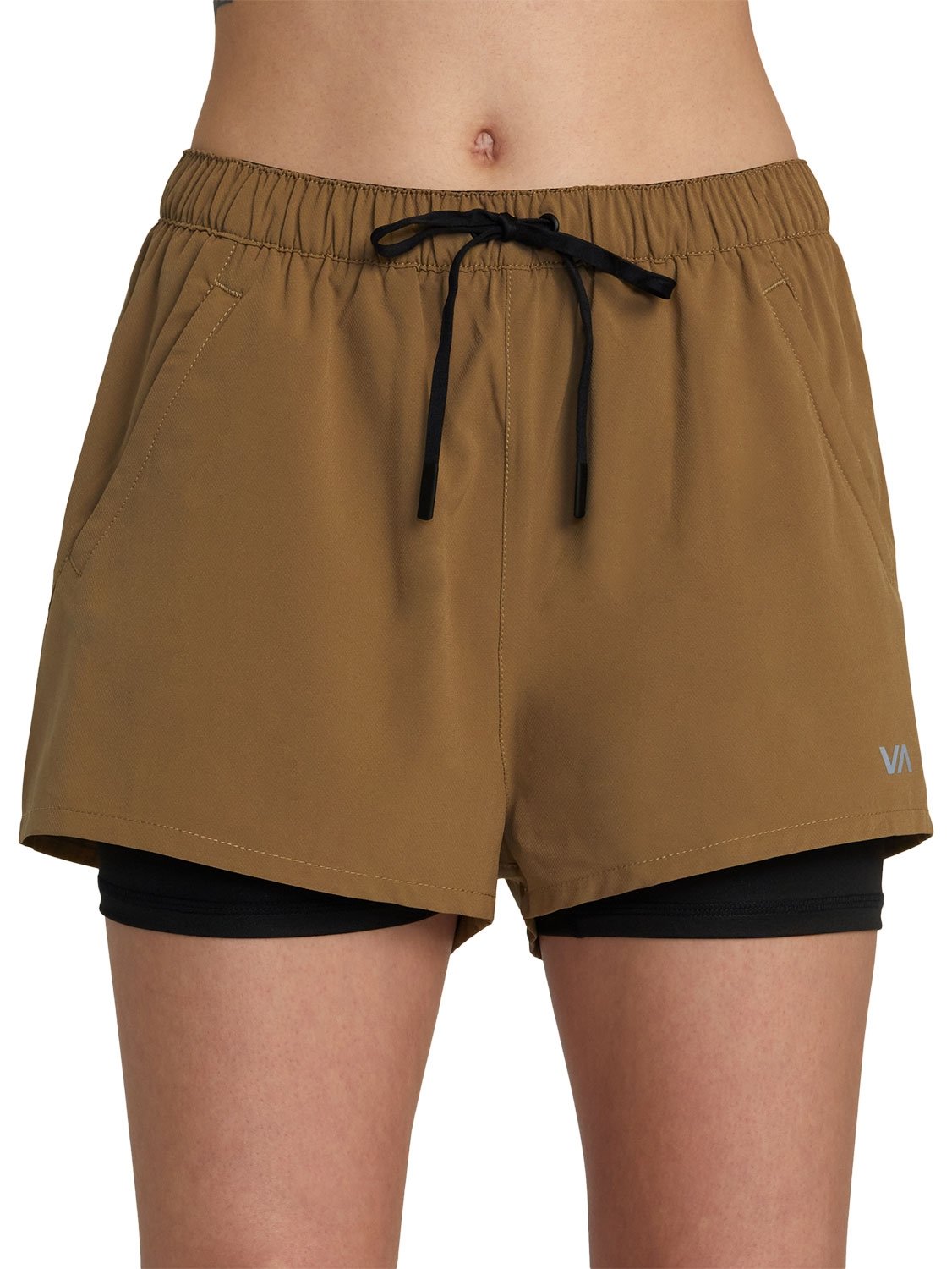 RVCA Ladies Essential Mid-Rise Yogger Short