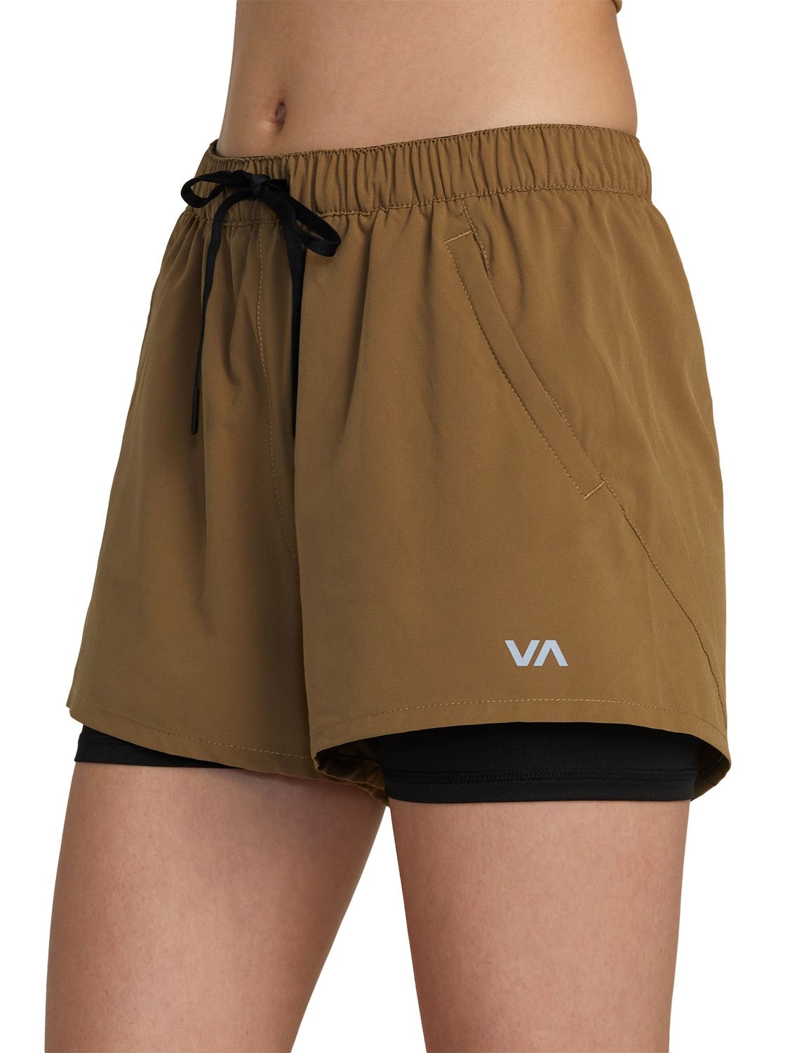 RVCA Ladies Essential Mid-Rise Yogger Short