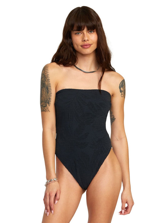 RVCA Ladies Palm Grooves Tubular One-Piece