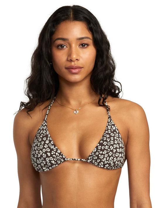 RVCA Ladies Ditz Halter Tri Bikini Top