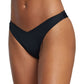 RVCA Ladies Solid Medium French Bikini Bottom