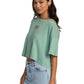 RVCA Ladies Boyfriend Crop T-Shirt