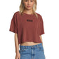 RVCA Ladies Boyfriend Crop T-Shirt