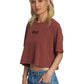 RVCA Ladies Boyfriend Crop T-Shirt