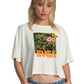 RVCA Ladies Boyfriend Crop T-Shirt