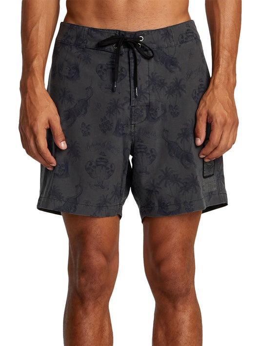 RVCA Men's Chefs Kiss Trunk 16" Boardshort