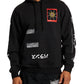 RVCA Men's Black Sun Hoodie