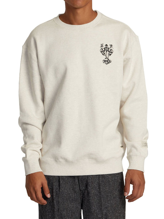 RVCA Men's Invisible Man Crewneck Pullover