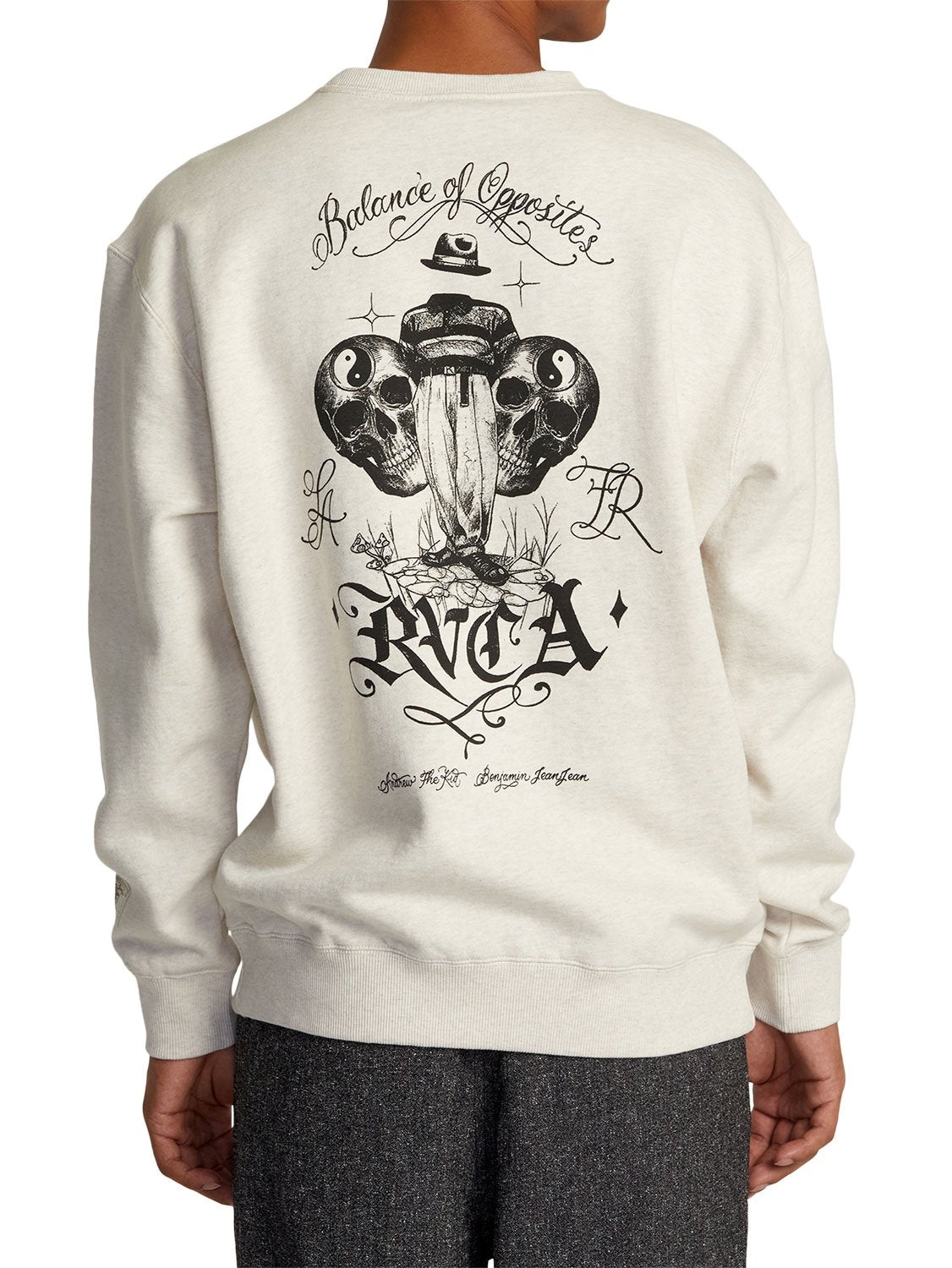 RVCA Men's Invisible Man Crewneck Pullover