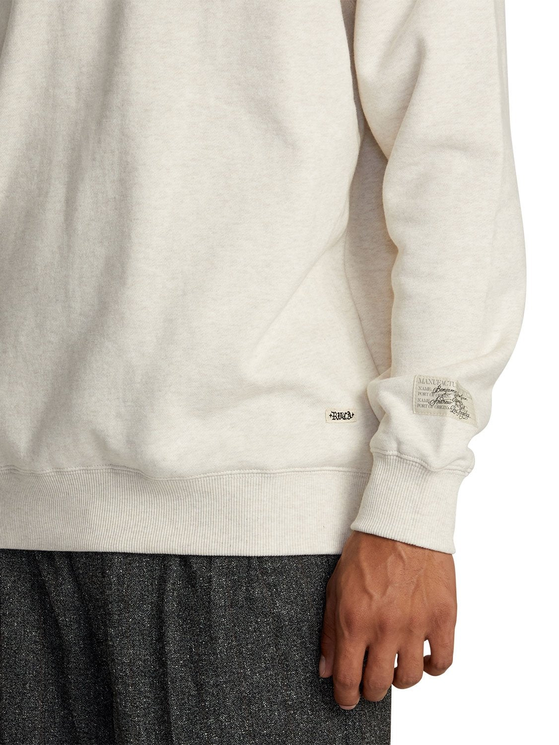 RVCA Men's Invisible Man Crewneck Pullover