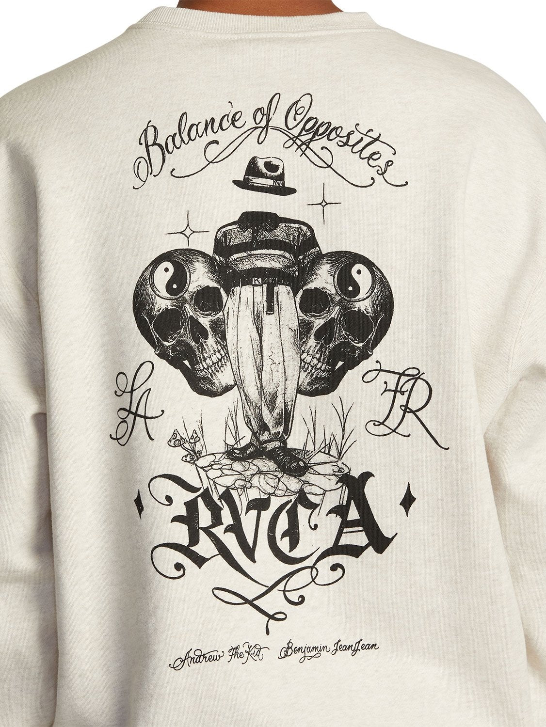 RVCA Men's Invisible Man Crewneck Pullover