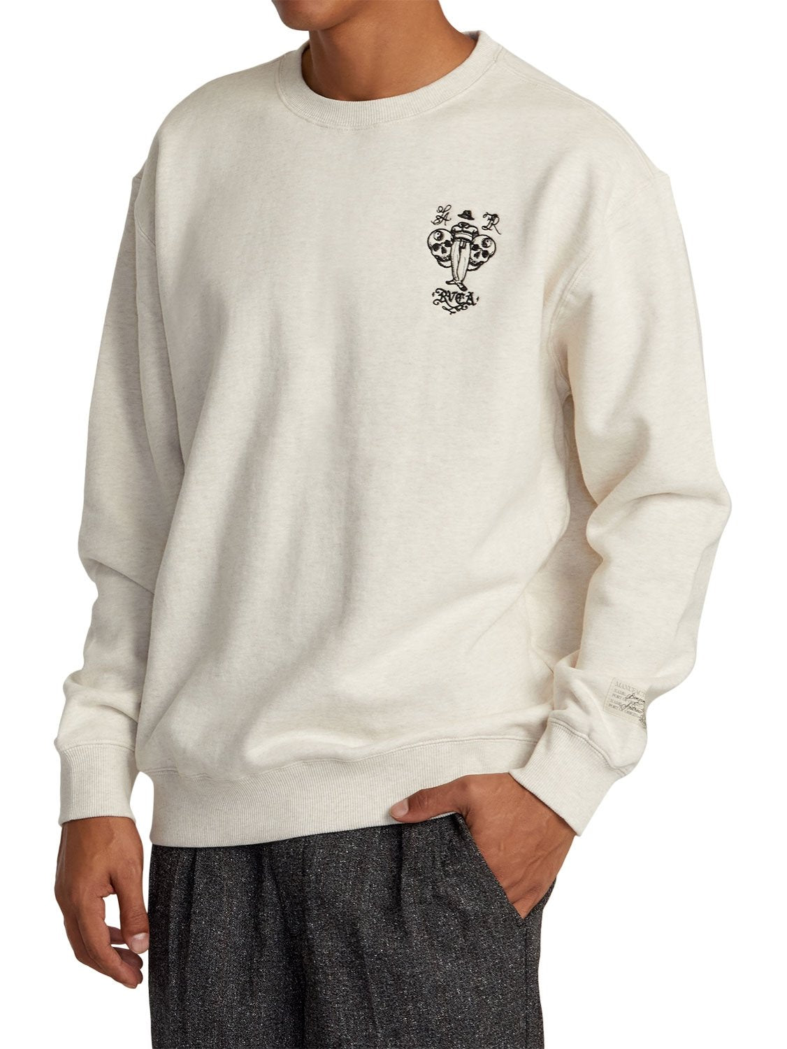 RVCA Men's Invisible Man Crewneck Pullover