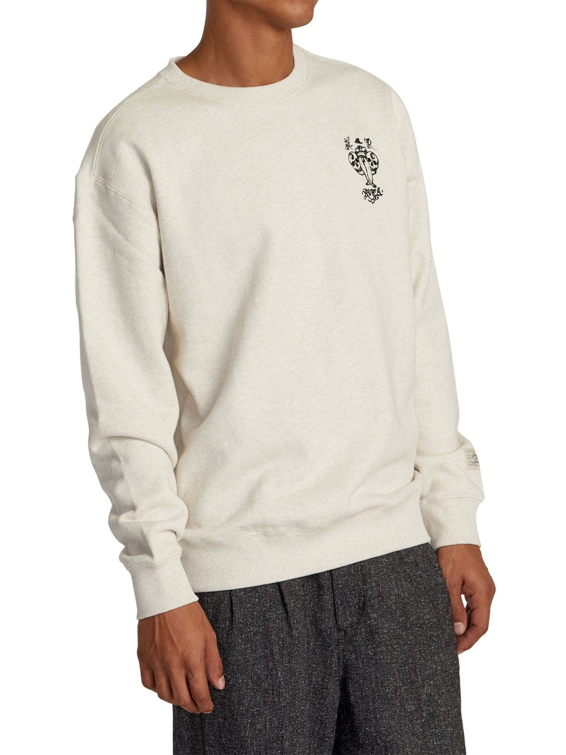 RVCA Men's Invisible Man Crewneck Pullover