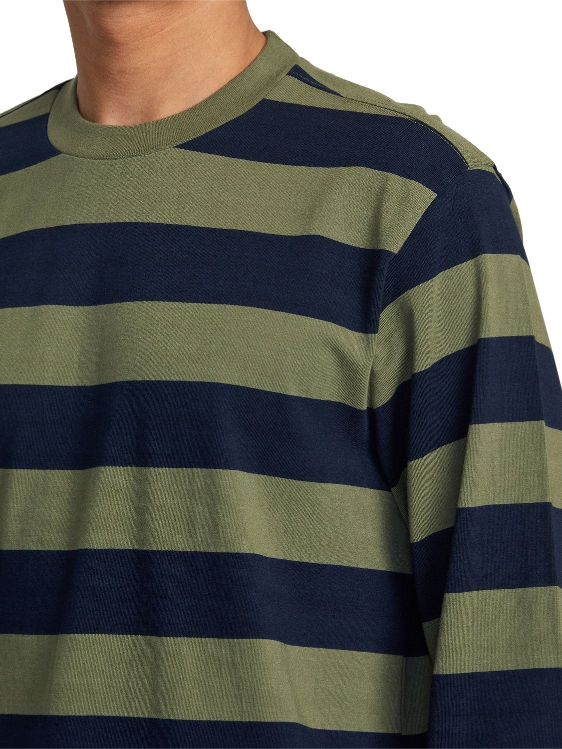 RVCA Men's Chainmail Stripe Pullover