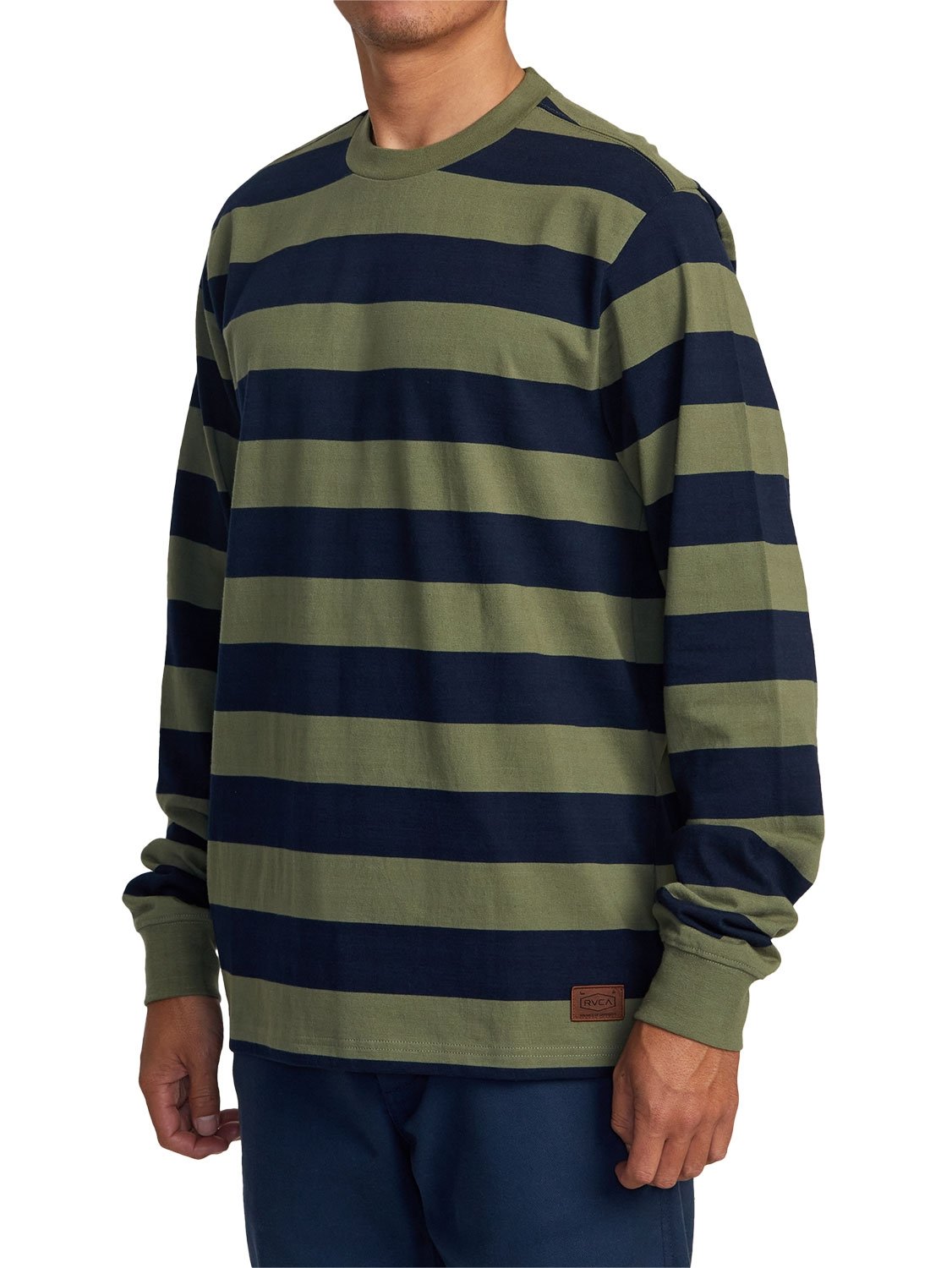 RVCA Men's Chainmail Stripe Pullover