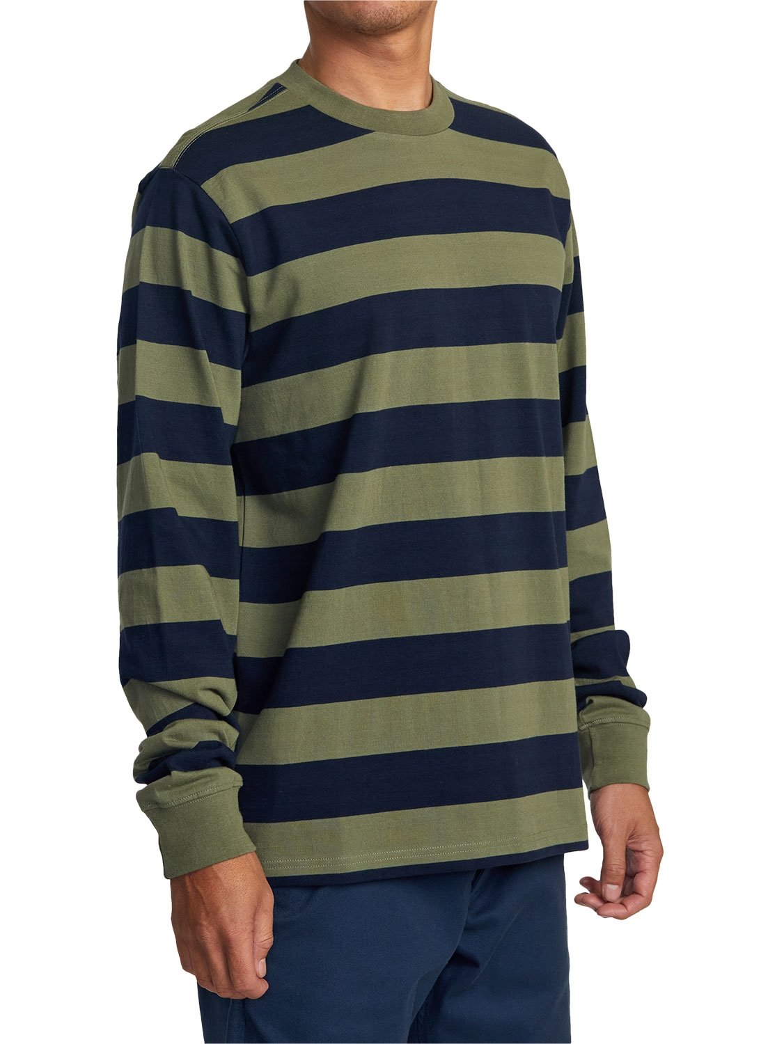 RVCA Men's Chainmail Stripe Pullover