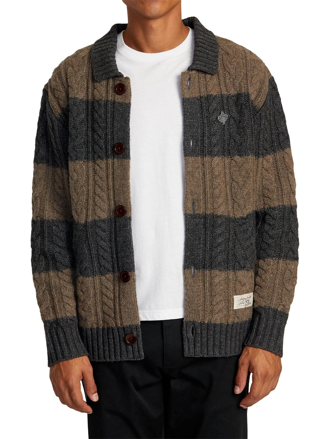 RVCA Men's Chefs Kiss Cardigan