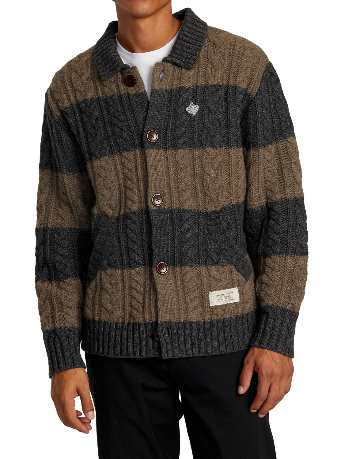 RVCA Men's Chefs Kiss Cardigan