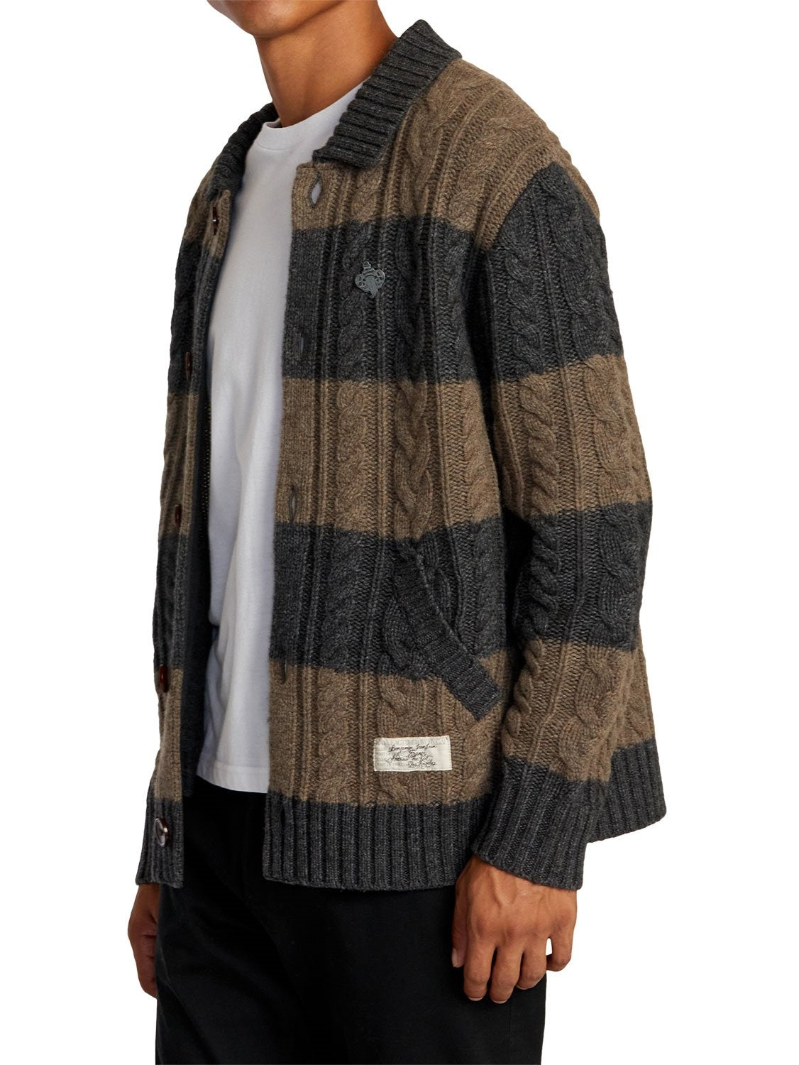 RVCA Men's Chefs Kiss Cardigan