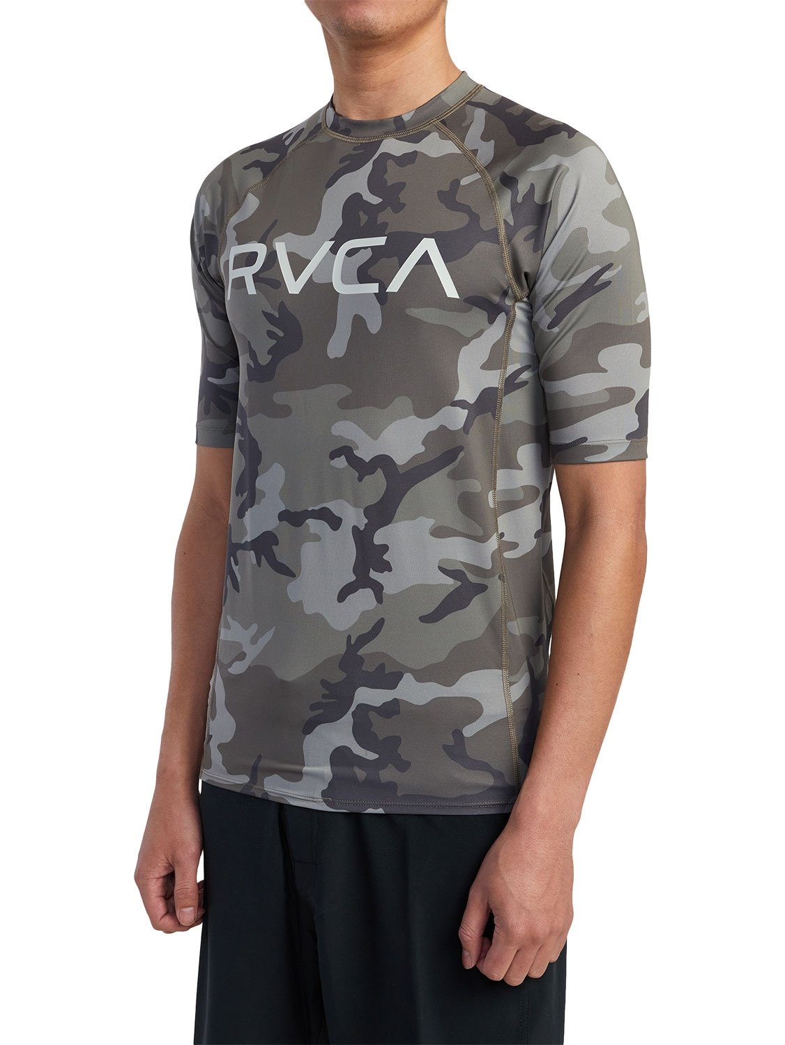 RVCA Men's Short Sleeve Rashguard